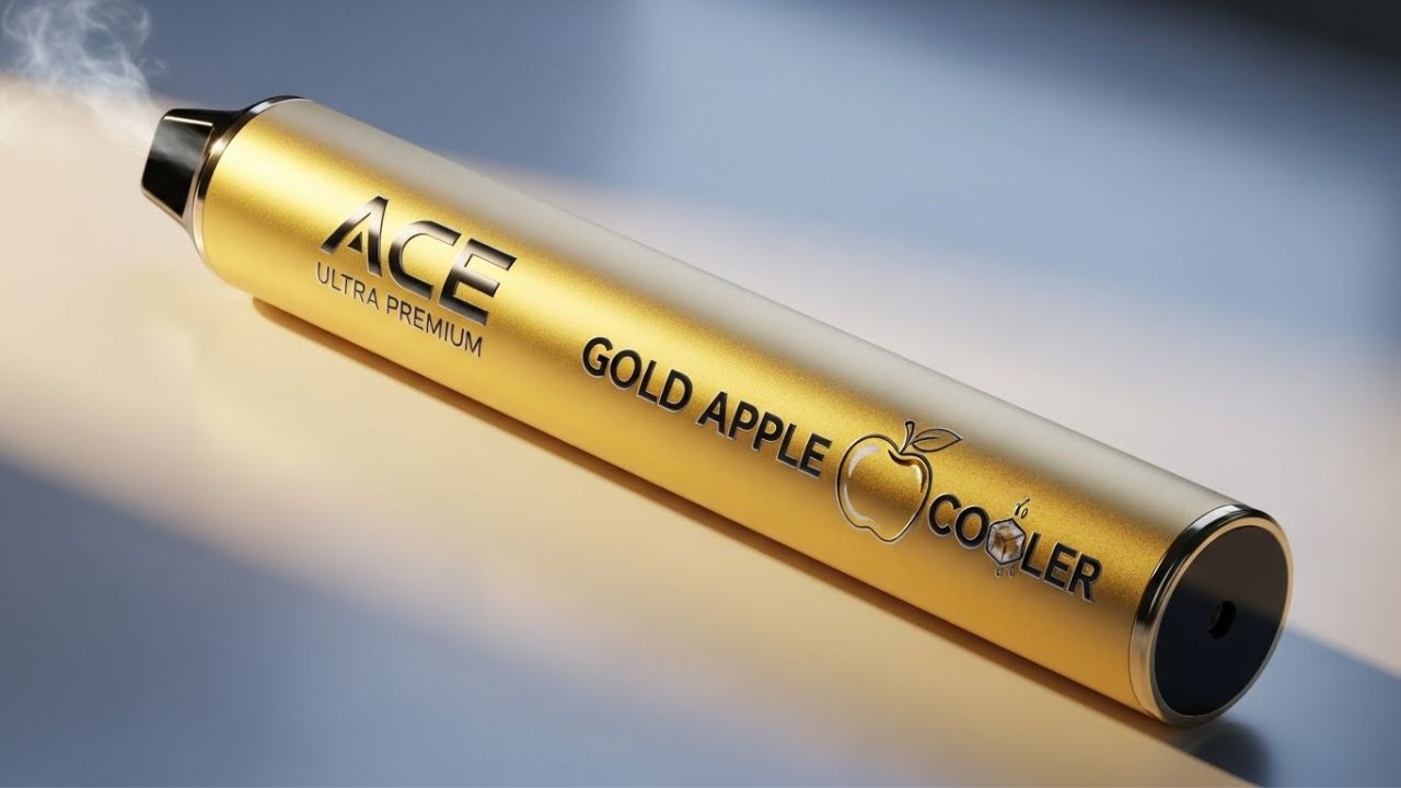 Ace Ultra Premium Disposable Gold Apple Cooler: A Refreshing Blend of Flavor and Convenience